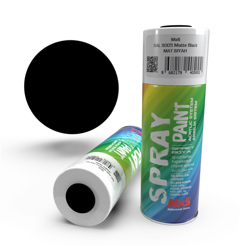 MXS SPREY BOYA 400 ML MAT SİYAH / 12